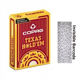 Marked Deck Copag Texas Hold'em Poker Cheating barcode