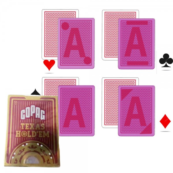 Marked Deck Copag Texas Hold'em Poker Cheating barcode